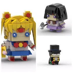 Magic Girl Anime Peripheral Boy Diy Assembled Model Decompression Educational Toys Children'S Desktop Collection Gift