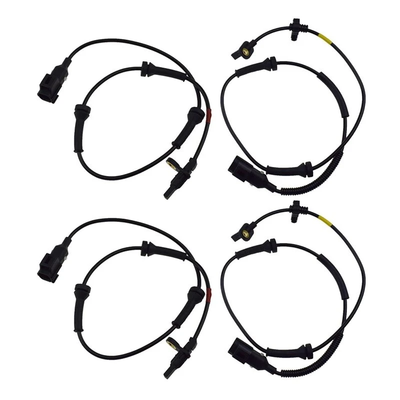 A82M-For LAND RANGE ROVER EVOQUE DISCOVERY SPORT 4 Pcs Front& Rear ABS Wheel Speed Sensor LR024202 LR024208 LR066868