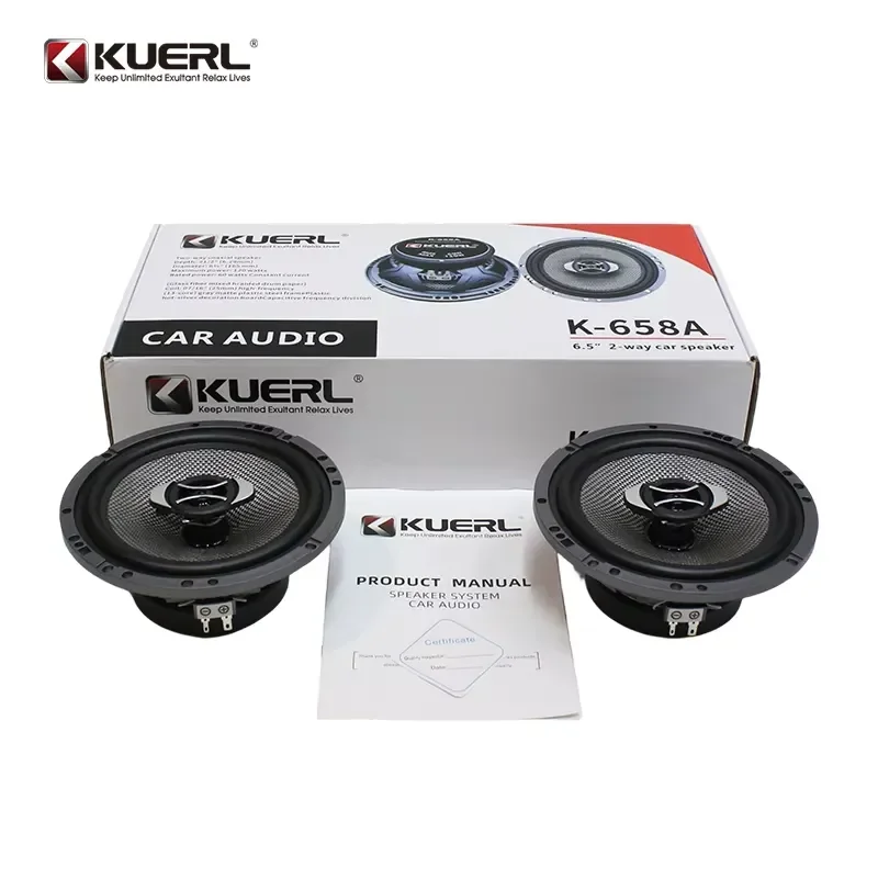 Wholesale Cheap 6.5 Inch 2 Way Car Audio Speaker with Tweeter Car Speakers Coaxial Stereo Speaker for Car
