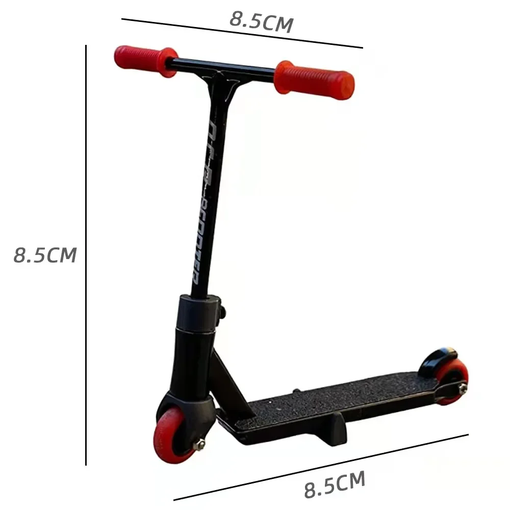 Mini patinete de dedo, patinete de dos ruedas con Mini herramientas y accesorios para tablero de dedo, Mini monopatín, juguete para dedo