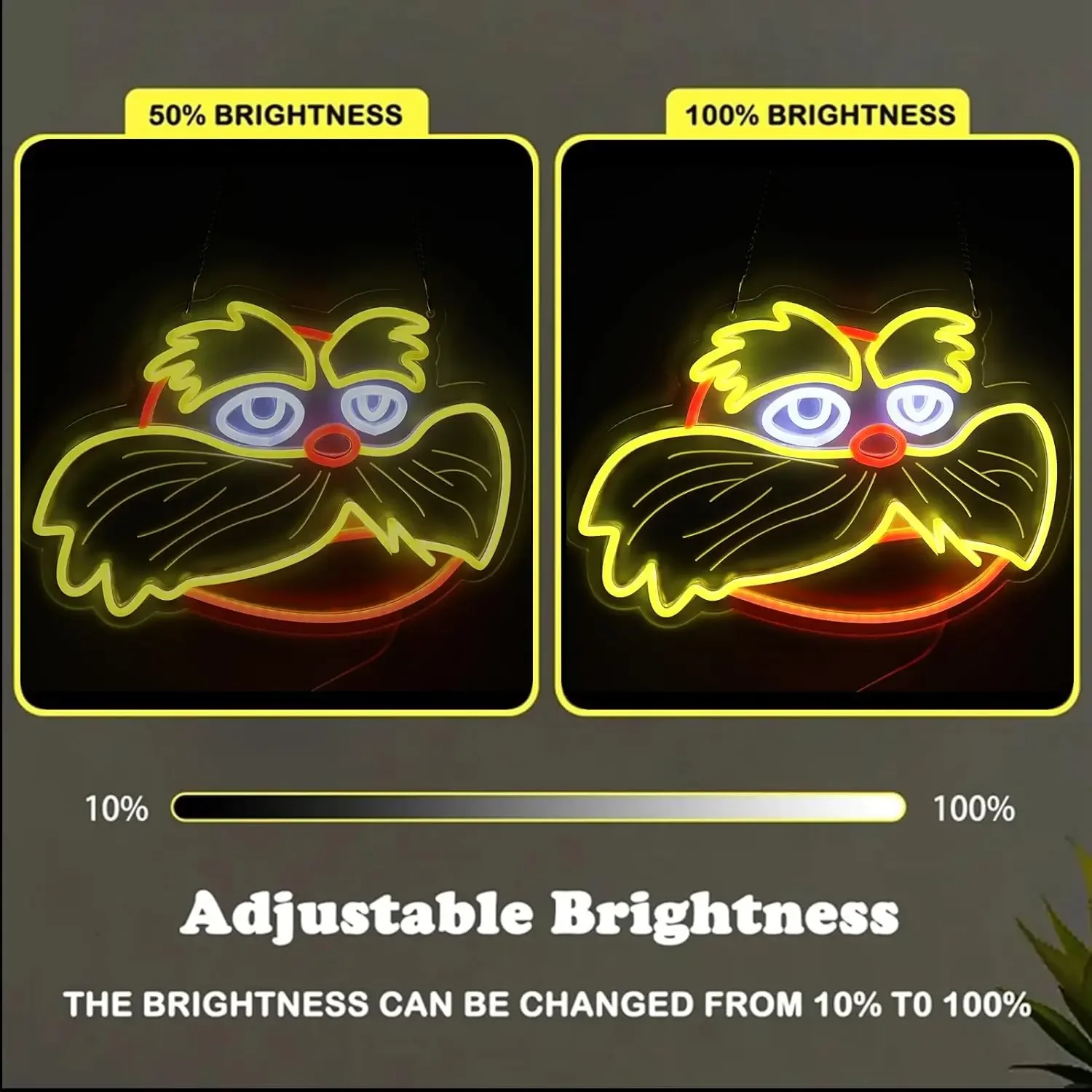 LED ضوء النيون قصة سحرية ضوء النيون جدار ديكور للرجل الكهف لعبة غرفة نوم حفلة بار نادي هدية للطفل USB بالطاقة #3