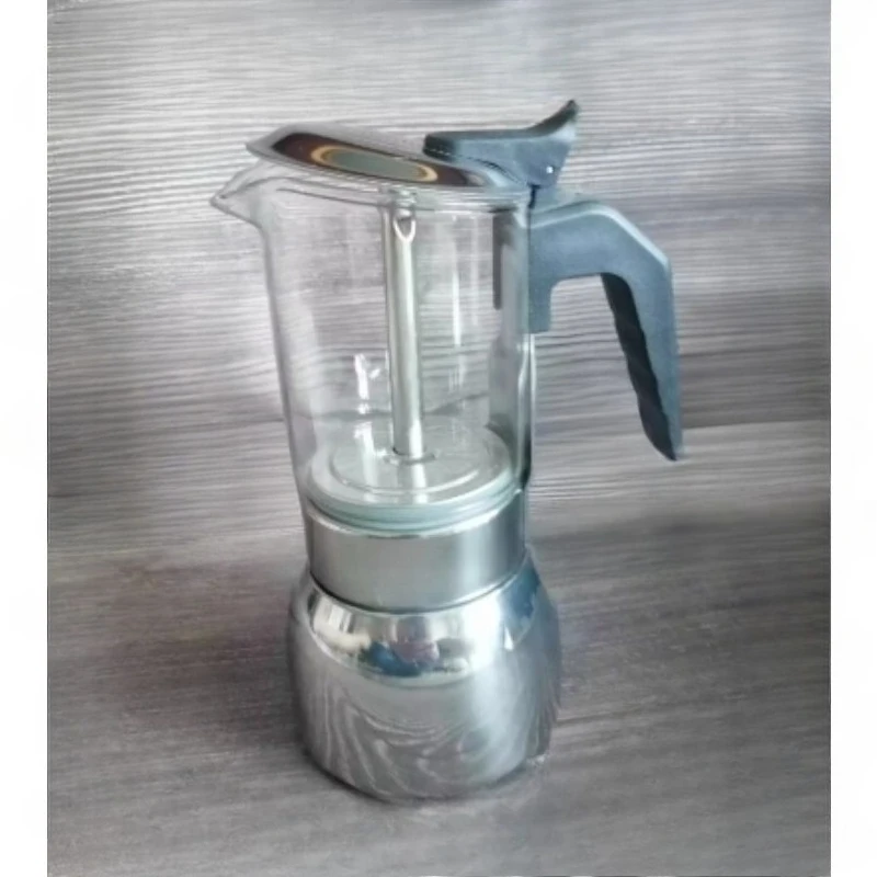 

For Stainless Steel Mocha Pot Coffee Pot Glass High Temperature Pot Household Multi-portable Hand Punch Outdoor Coffee Machine