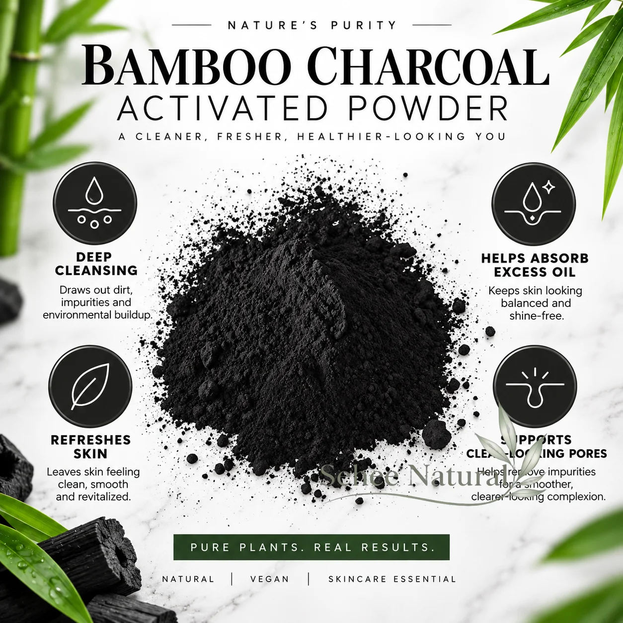 Bamboo Charcoal Activated Powd - đánh giá và giá Activated Charcoal Powder