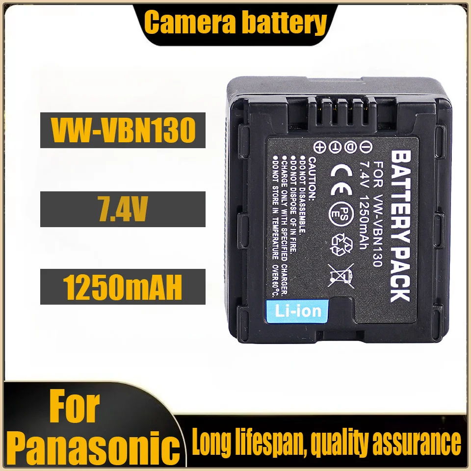 

Аккумулятор для камеры VW-VBN130, подходящий для камеры Panasonic HDC-TM900 HS900 SD800 VBN260