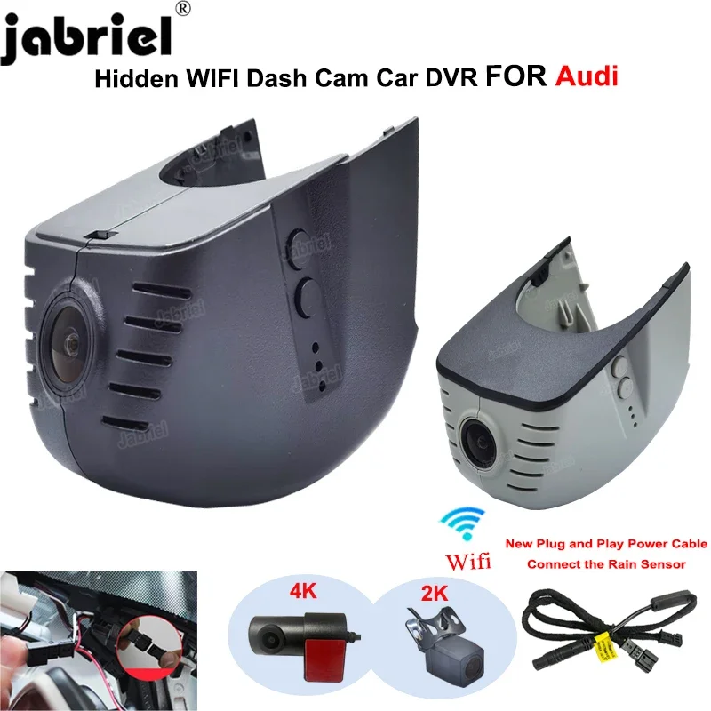 Jabriel Dash Cam 4K Wifi Plug and Play Car DVR For Porsche Panamera 970 Cayenne 958 2018 2019 2020 2021 2022 for Porsche 911 991