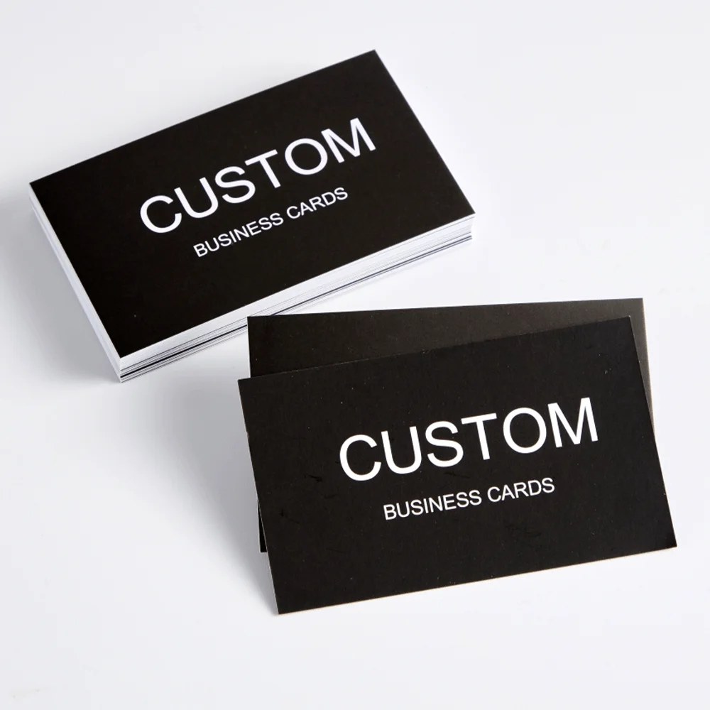 Benutzerdefinierte Visitenkarten (100 Stück) – personalisierte professionelle Namenskarten |   Premium-Qualität, anpassbares Design für Unternehmen