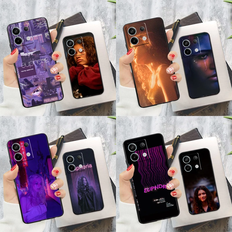 Euphoria-Coque pour Xiaomi Redmi, Juste pour Redmi Note 14, 12, 11, 9, 10, 13 Pro, 9S, 10S, 11S, 12S, 13C, 10C, 12C, 14C, Saison 2