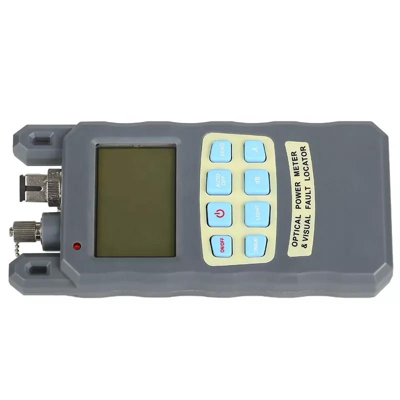 Optische vezelkabeltester 1 mw/10 mw Optische vermogensmeter -70 tot +10dbm Visual Fault Locator grijs