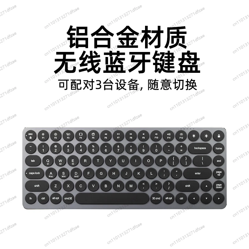 

All Aluminum Alloy Wireless Bluetooth Keyboard Ipad Tablet Computer Notebook Universal Silent External Rechargeable