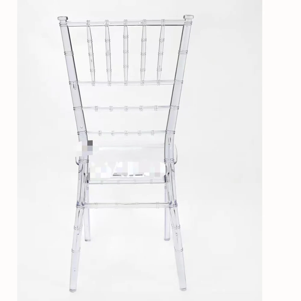 Wholesale Plastic Resin Acrylic Transparent Use Chiavari Tiffany Chair For Wedding