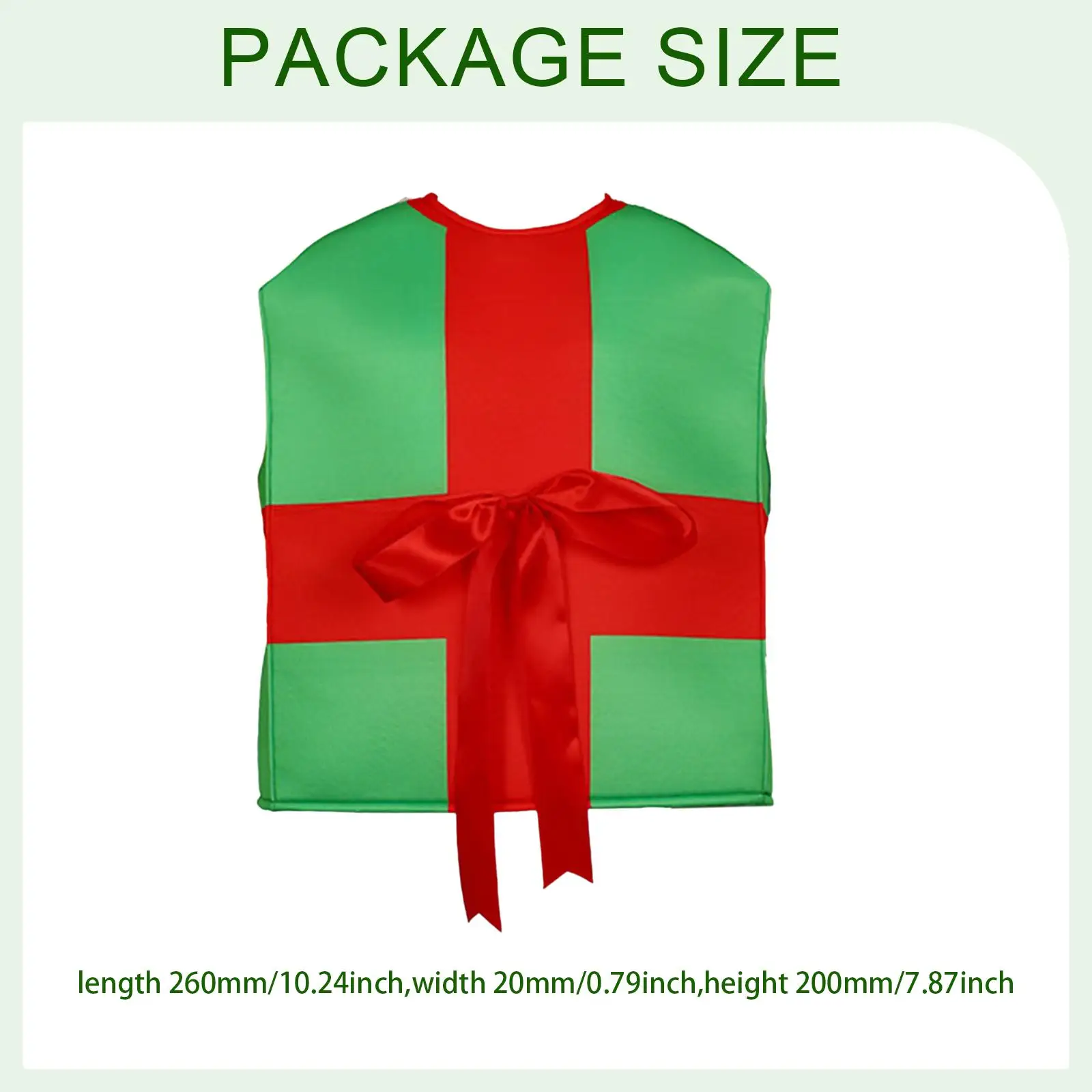 キッズクリスマスギフトボックスコスチュームプレゼントボックスコスプレアパレルパーティー、ロールプレイ用