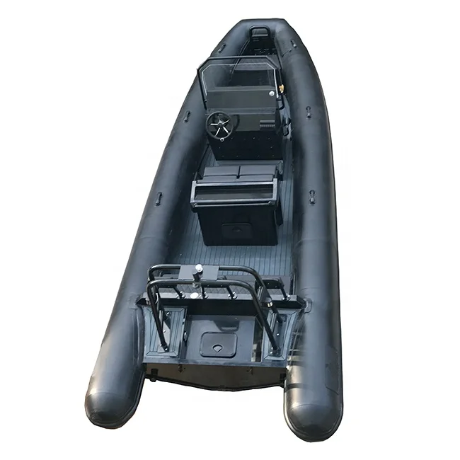 High Performance 700 23ft Aluminum RIB Double Hull Orca/Hypalon/PVC Inflatable Boats for Fishing