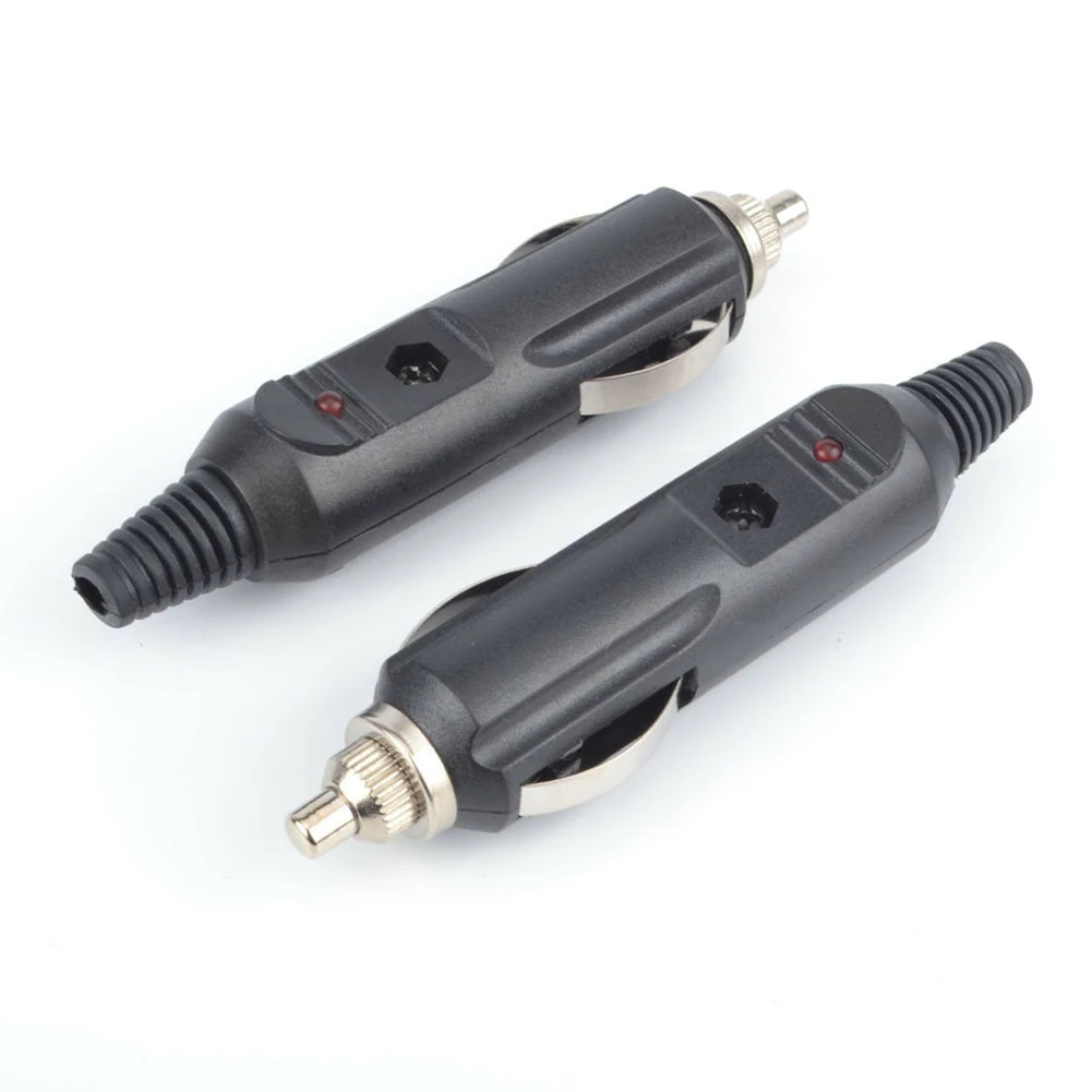 Colokan pemantik rokok mobil, Aksesori Mobil hitam pengganti tahan panas 12V untuk mobil/Van untuk kendaraan Motor