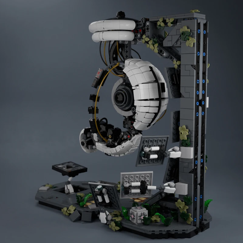 New 1867PCS MOC GLaDOS - Portal 2 Famous Game Icons Scenario Architecture Building Blocks Model Diy Creative Assembly Toys Gifts