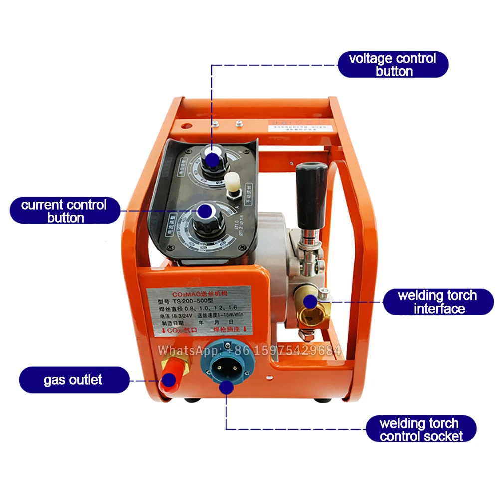 18.3V/24V High Quality Carbon Dioxide Gas Shielded Welding Wire Feeder KR NB 350A/500A MIG MAG Welding Wire Feeding Machine