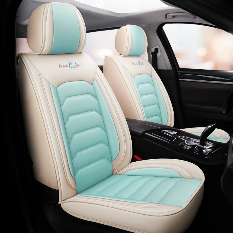 BHUAN Car Seat Cover Leather For Jaguar Models F-PACE XJL XEL XF XE F-TYPE XK XFL E-PACE I-PACE Auto Styling Accessories