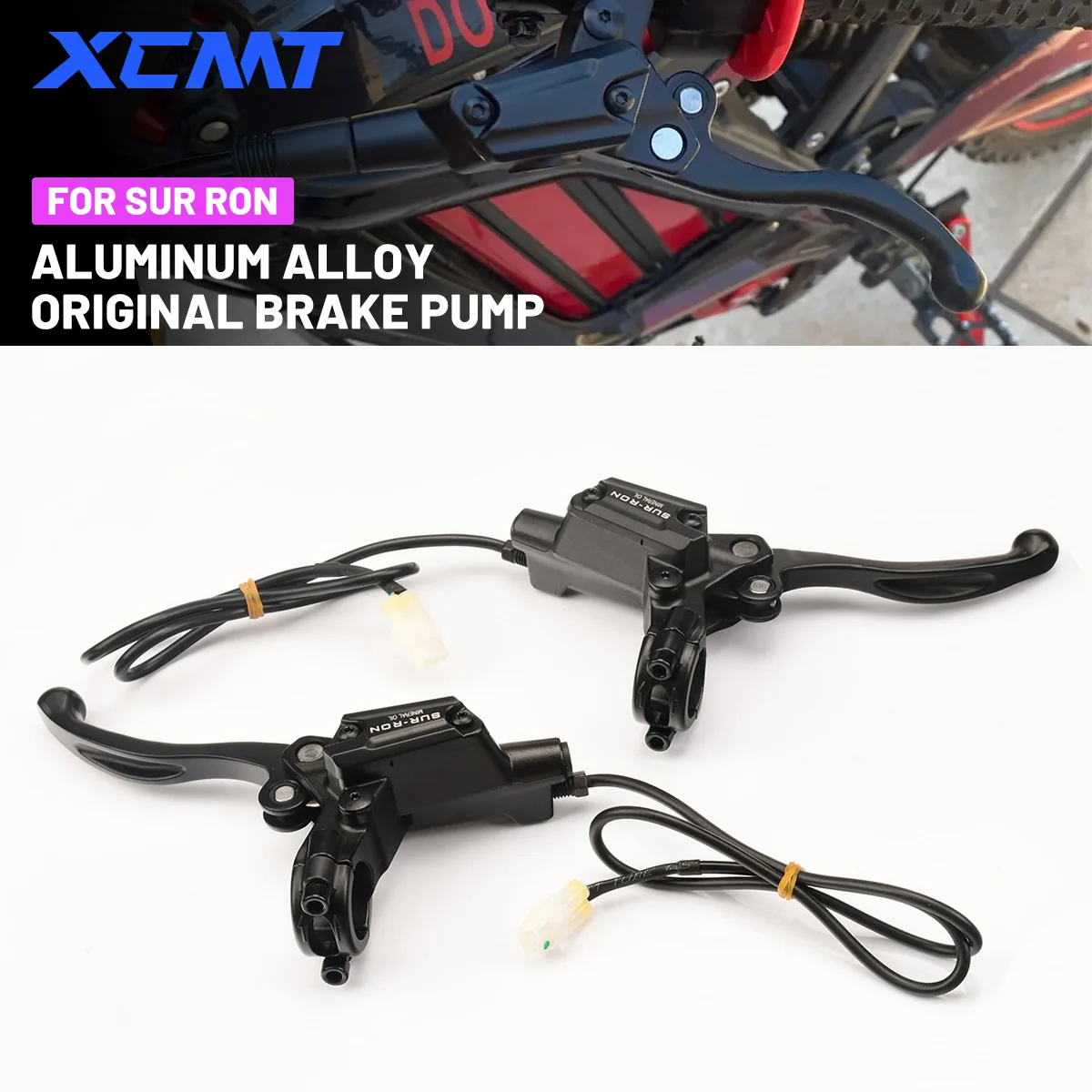 For SURRON Original Brake Cylinder Assembly Mineral Oil for Surron Light Bee X/S Electric Bicycle Front Rear Brake Lever Replace