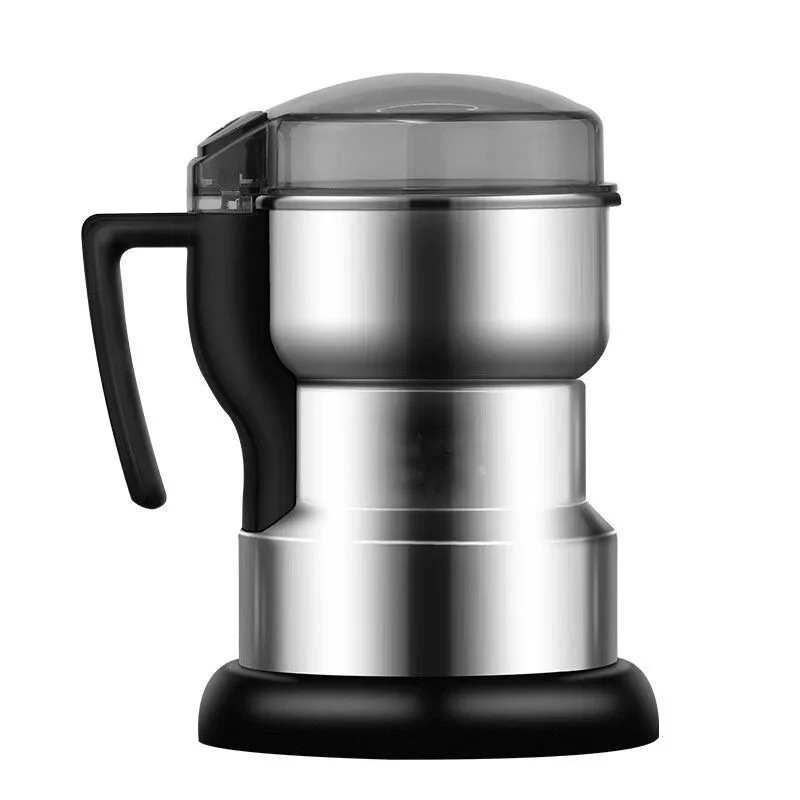304 stainless steel electric grinder (European plug) Multi-functional grinder, 8-page blades, suitable for spices, beans