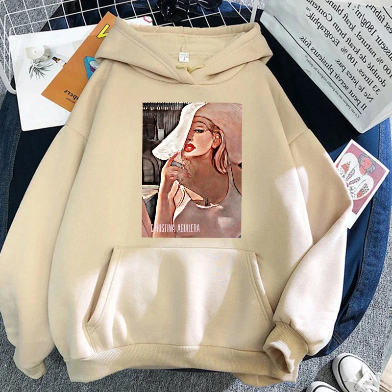 

Vintage The 25th Anniversary of Christina Aguilera Hoodies Men/Women Hooded Sweatshirts Casual Long Sleeve Harajuku Pullovers