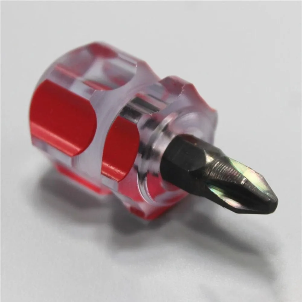 Transparent Car Fender Repair Tools Mini Small Anti-slip Slotted/Phillips Screwdriver Multifunction Car Repair Screwdriver