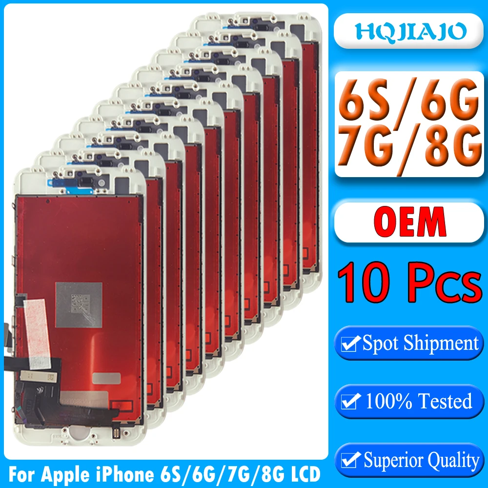 To 10/20 piece/lot OEM 4.7'' For Apple IPhone 6S 6G 7G 8G LCD Screen Touch Screen Digitizer Assembly Replacement LCD