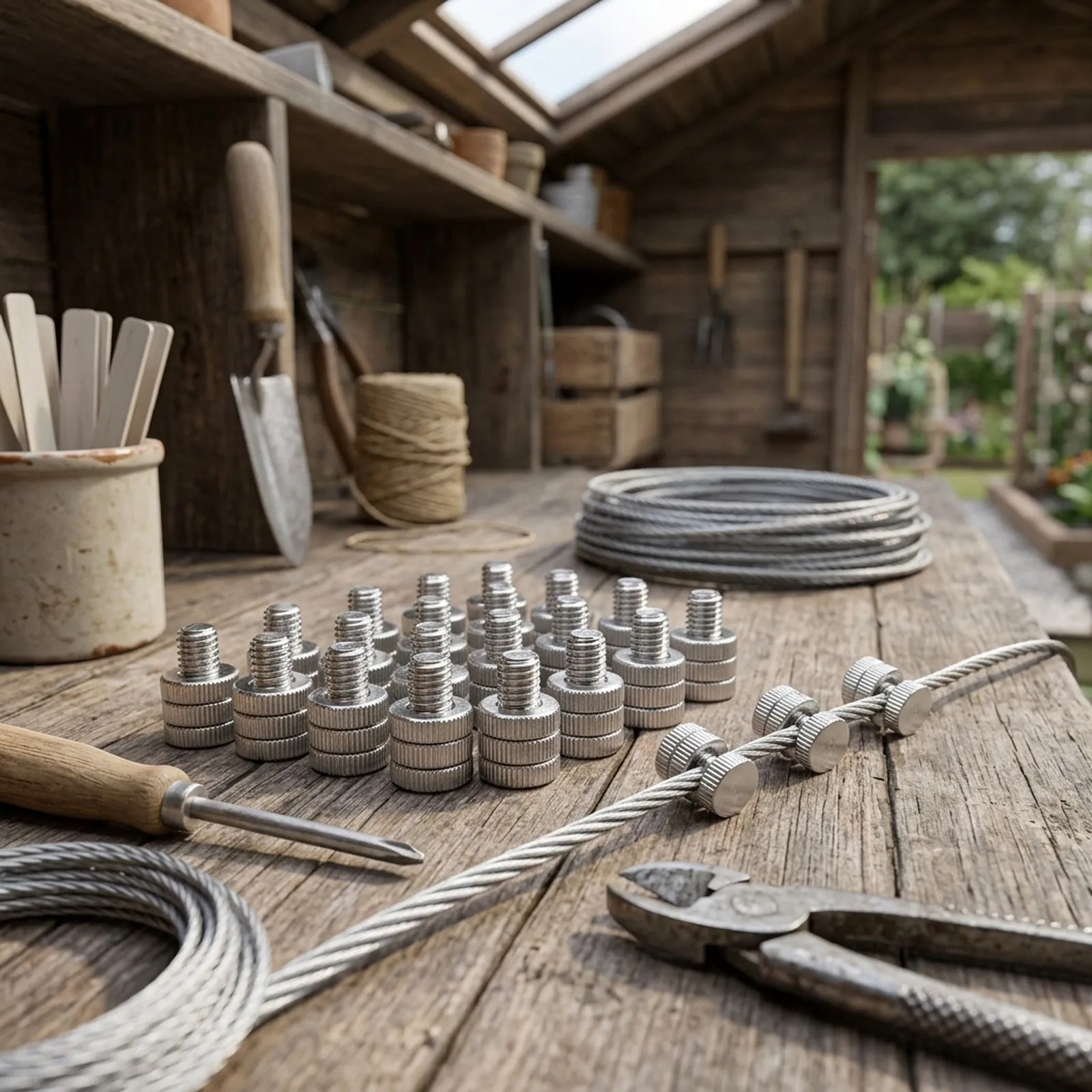 For Underground Cables For Fence Power Multiple Wires Open Bolt Connectors Fence Setup Silvery Wires For Multiple