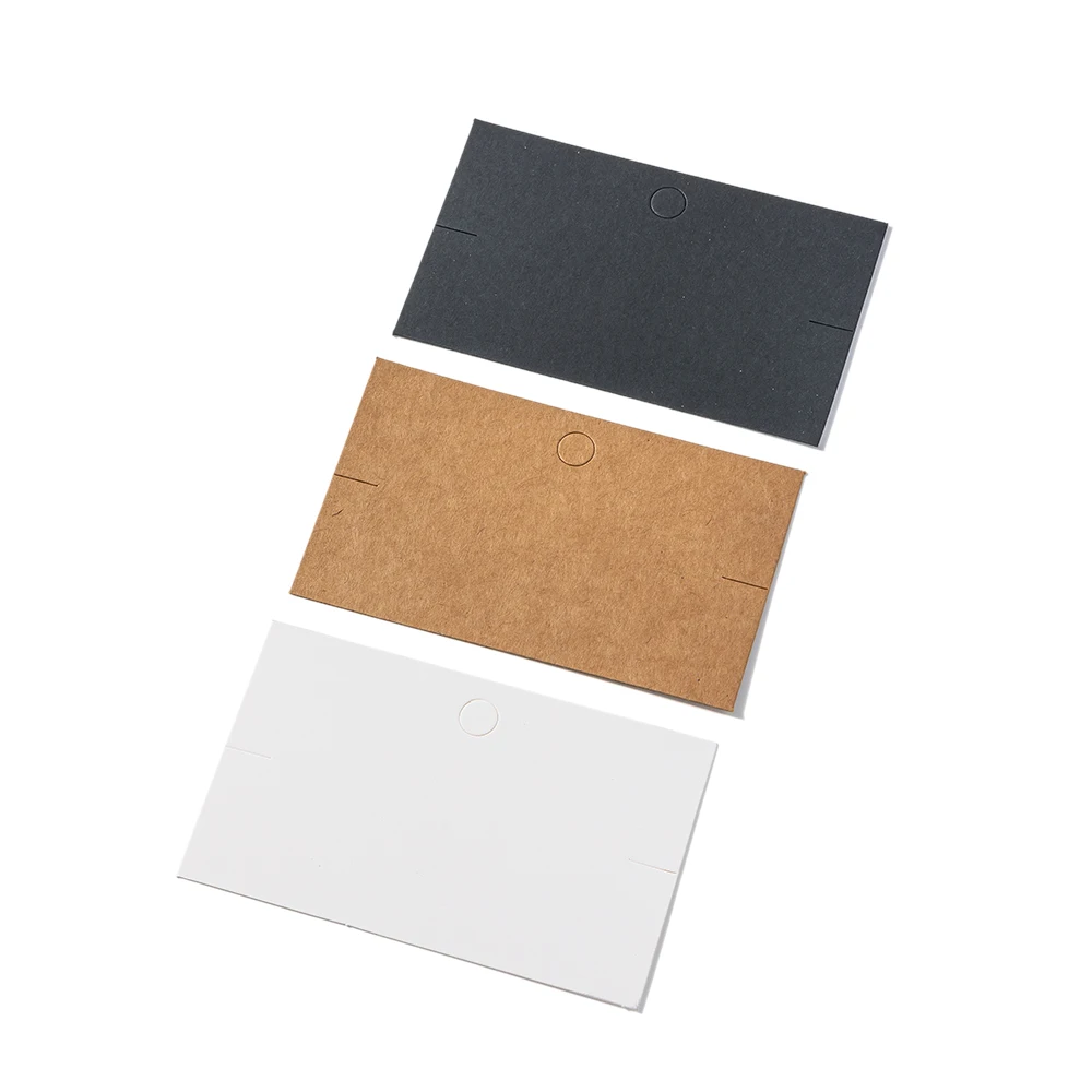 50pcs Paper Bracelets Hang Display Cards for Handmade Necklace Jewelry Accessories Packing Supplies Cardboard Small Businesses