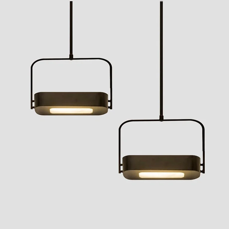 

Современный минималистичный подвесной светильник-коробка для кабинета, столовой, спальни, прикроватной тумбочки, шкафа для хранения, барной стойки