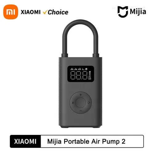 Xiaomi Mini bomba de aire portátil 2 Mijia compresor de aire eléctrico inflador Treasure multiherramienta para coches, motocicletas, bicicletas bolas