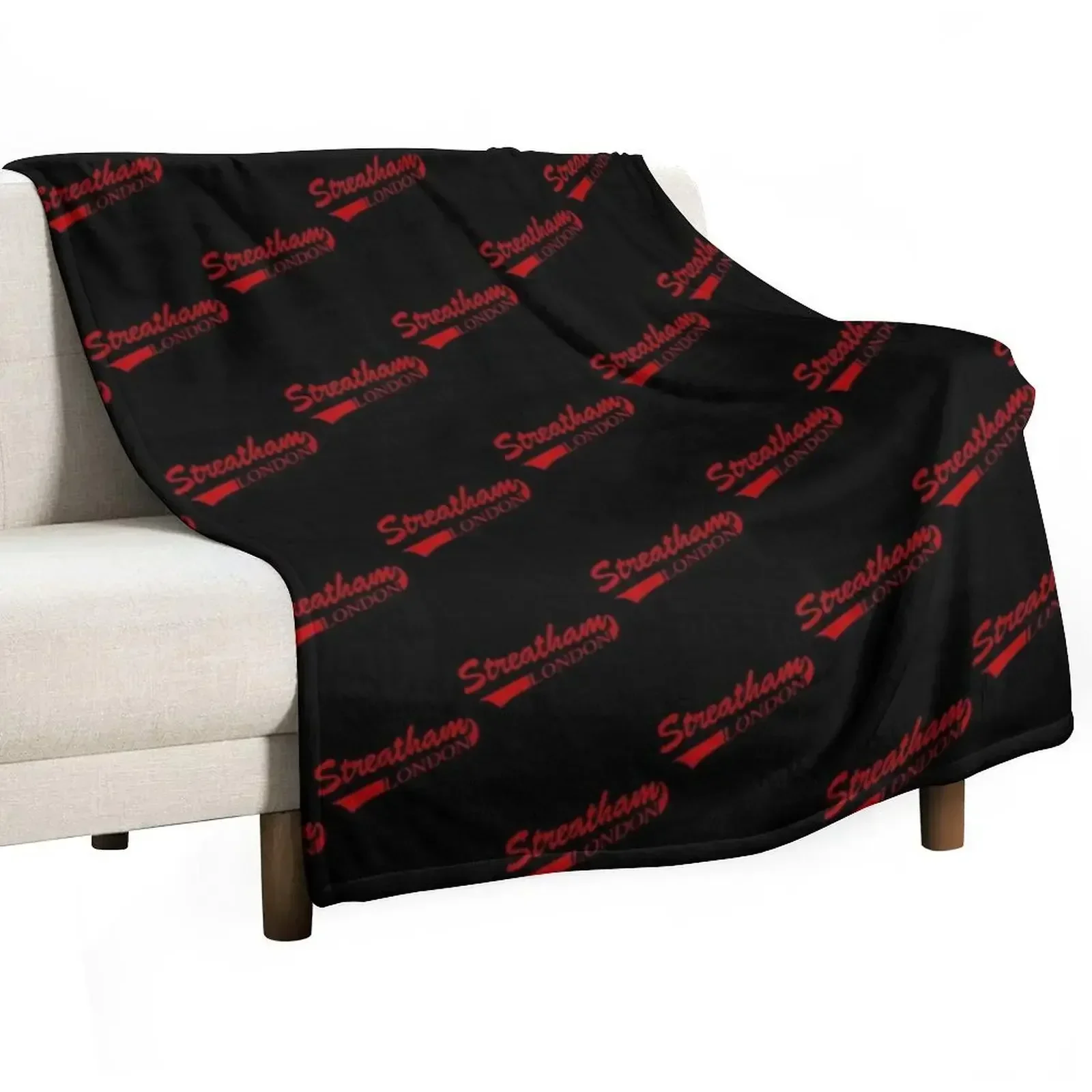 Streatham IHC Logo Throw Blanket decorative Flannel Fabric Blankets