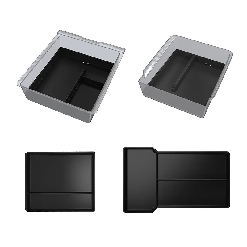 Для Tesla Model 3 Highland Model Y Juniper 2025 ящик для хранения центральной консоли подлокотник силиконовый нижний слой центральной консоли