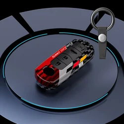 Graffiti Car Key Case Cover Fob For Mazda 2 3 6 Atenza Axela Demio CX-5 CX5 CX-3 CX7 CX-9 2015 2016 2017 2018 2019 Accessories
