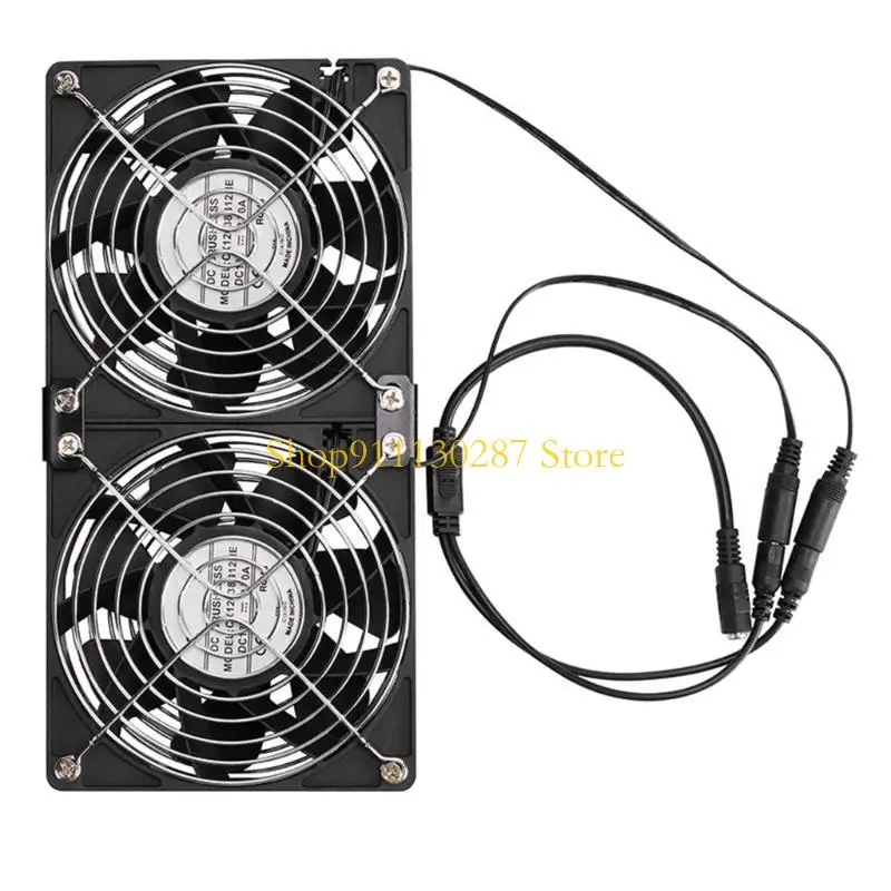 

J1HC 120mm AC Cooling Fan With Switches Power Cord 110V 120V High For DIY Cooling Exhaust Ventilation Projects