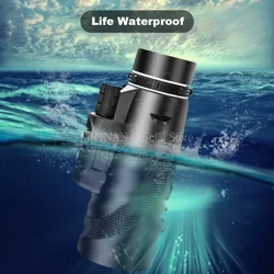 Telescopio portátil plegable zoom HD para caza camping y viajes