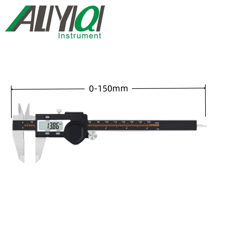 

0-150 мм ЖК-дисплей Водонепроницаемый IP54 Цифровой штангенциркуль из нержавеющей стали Paquimetro Trammel Линейка Электронный измерительный инструмент