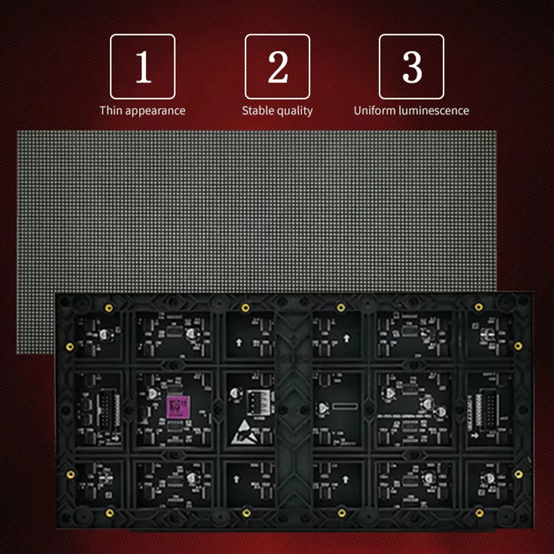 Indoor Full Color P2.5 LED Display Module 320x160mm 128x64 Pixels HUB75 RGB Screen Panel 32 Scan for Signage