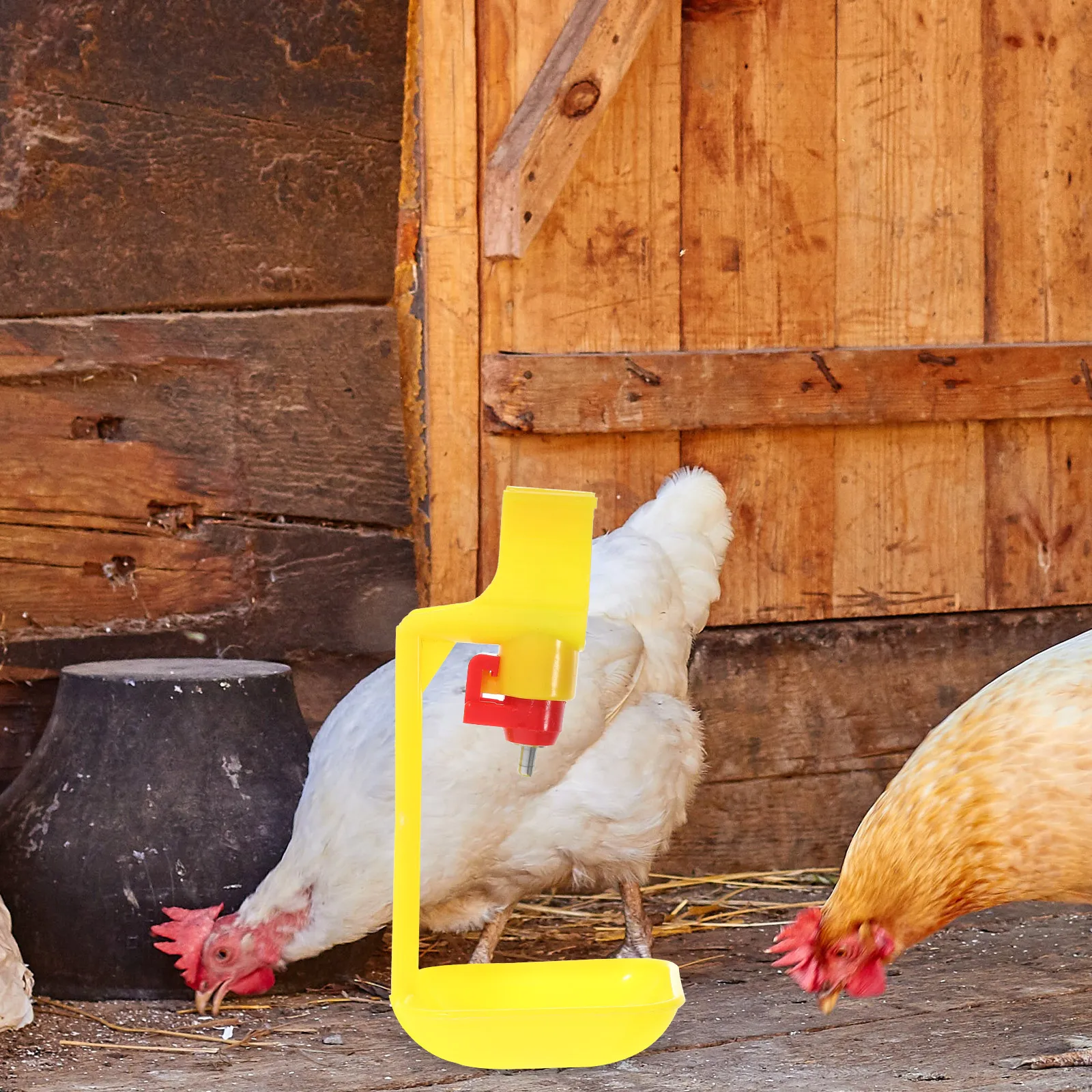 

6pcs Chicken Waterer Poultry Drinking Cups Automatic Water Feeder For Chickens Ducks Pigeons Farm Supplies Plastic Hanging