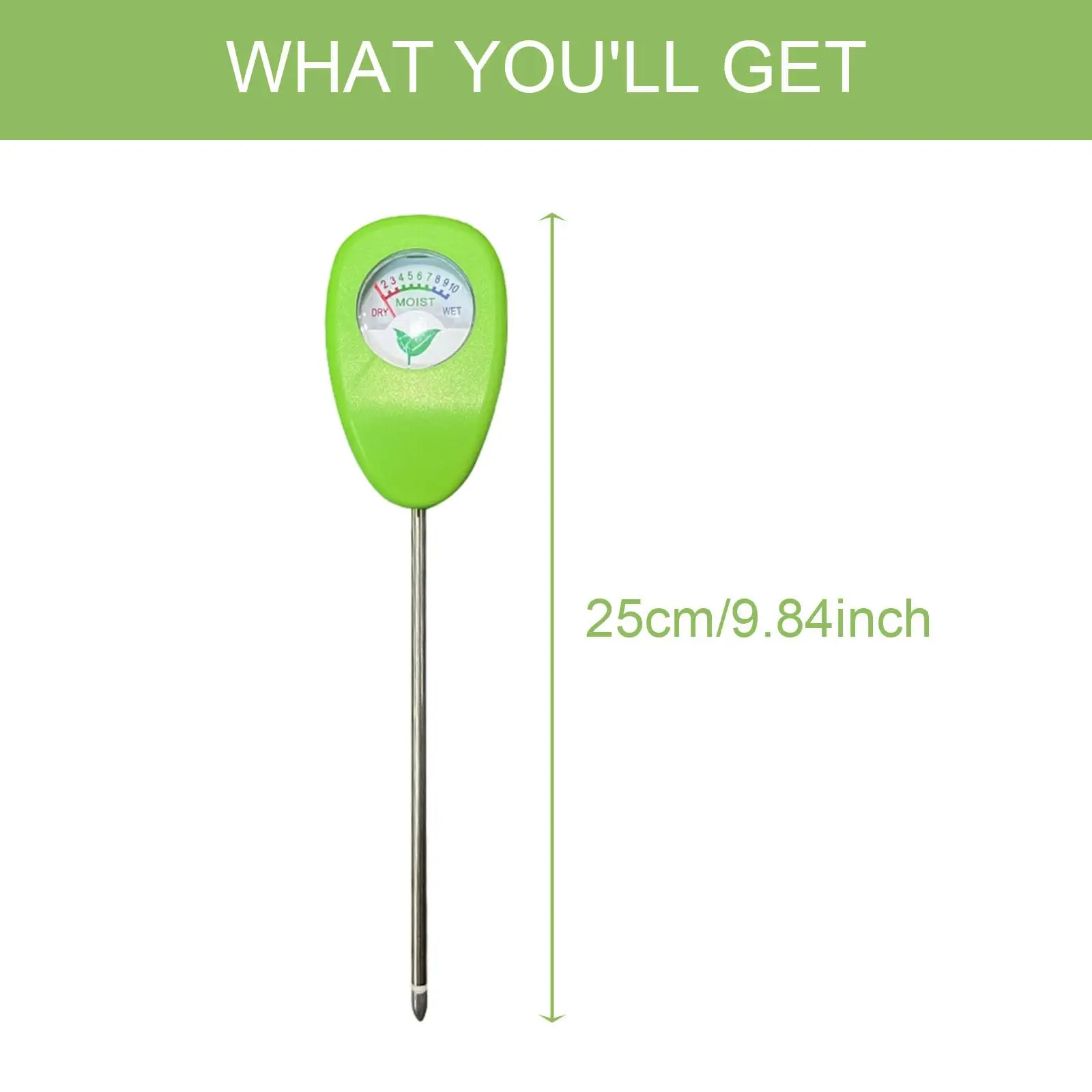Moisture Meter Digital Plant Temperature Test for Lawn Farm Garden