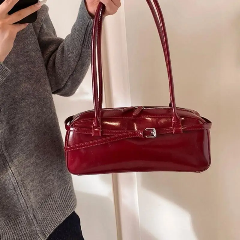 

Women Bag Fashion Handbag Retro Underarm Bag Trendy Armpit Bag Shopping Dating Bag Autumn Winter Shoulder Bag 20CA