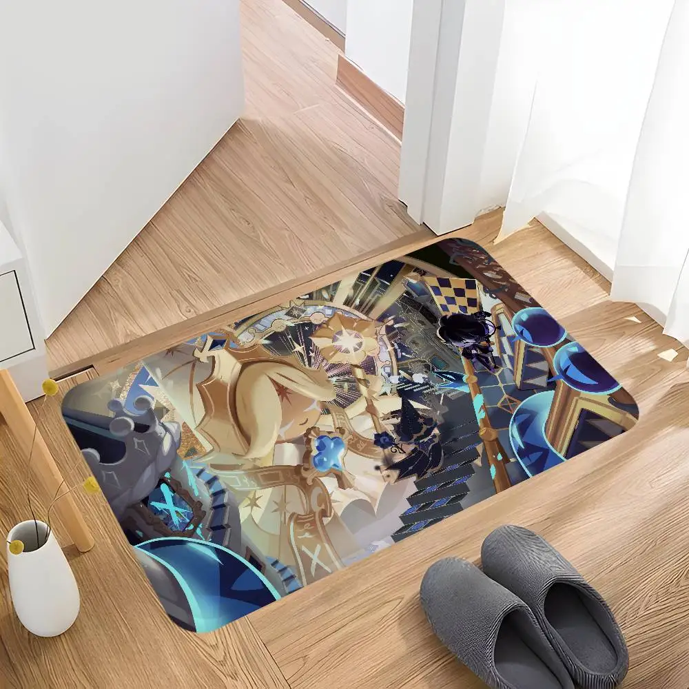 Mobile Game Cookie Run Kingdom Floor Mat INS Style Soft Bedroom Floor House Laundry Room Mat Anti-skid Household Carpets