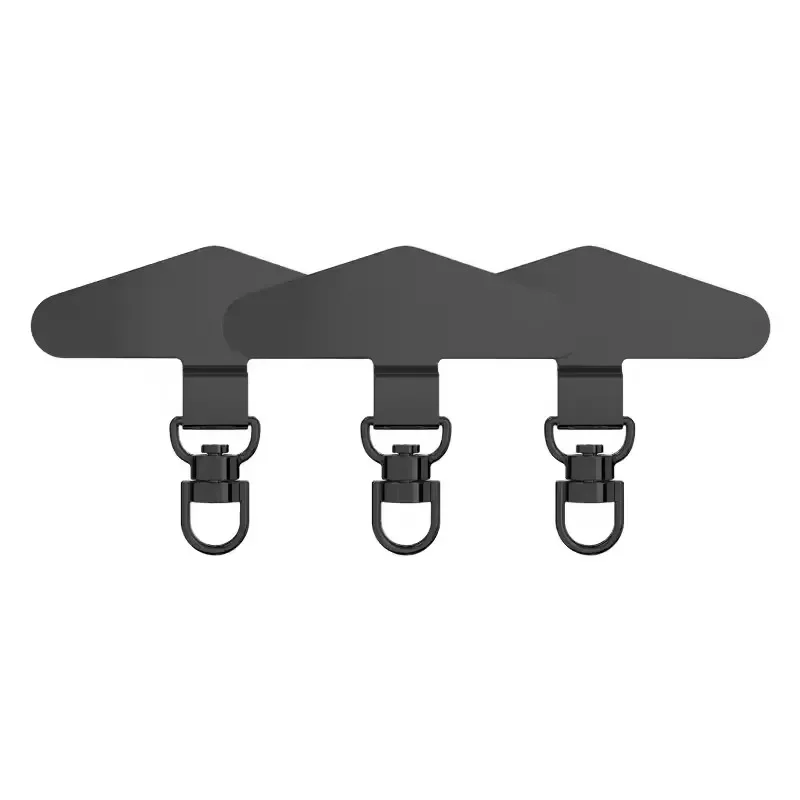 360 °   Rotatie Metaal Stalen Telefoon Tether Tab Mobiele telefoon Lanyard Patch Pakking Universele mobiele telefoon Lanyard Veiligheid Connector Stuk