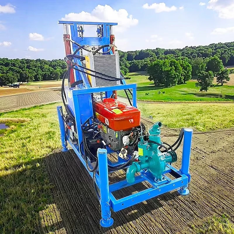 Cost-Effective 100m Portable Well Drilling Rig Water Well Drilling Equipment for Farmland Water Supply