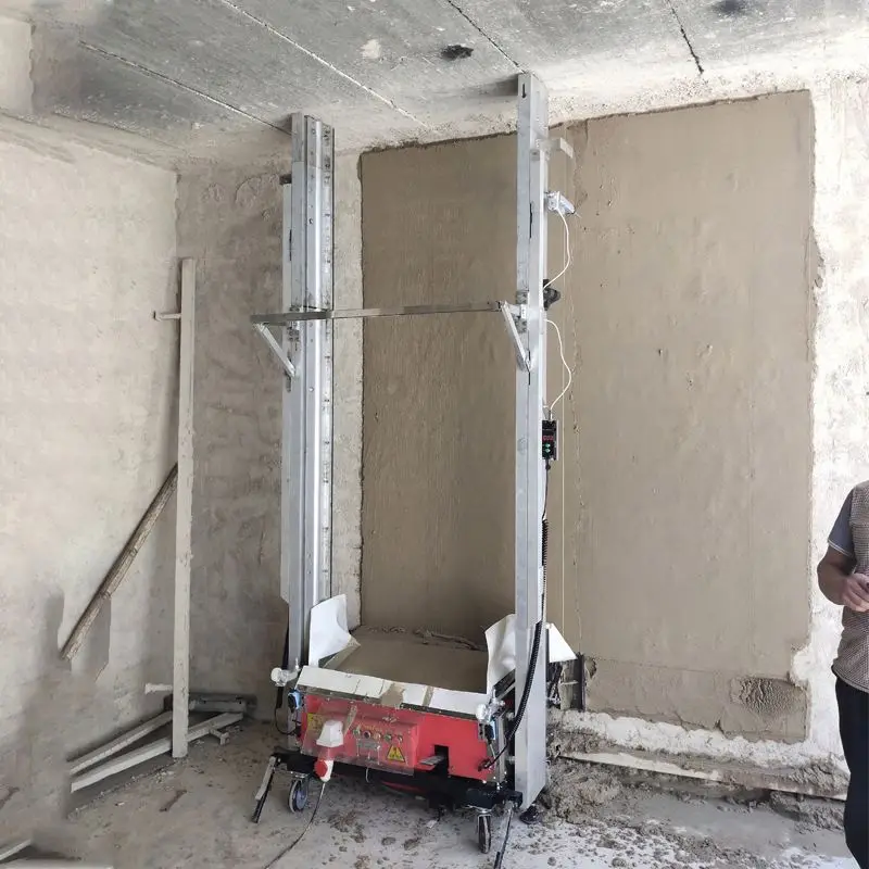 Small Automatic Tooth Clause Wall Plastering Machine For Indoor And Outdoor Decoration Industrial Equipment