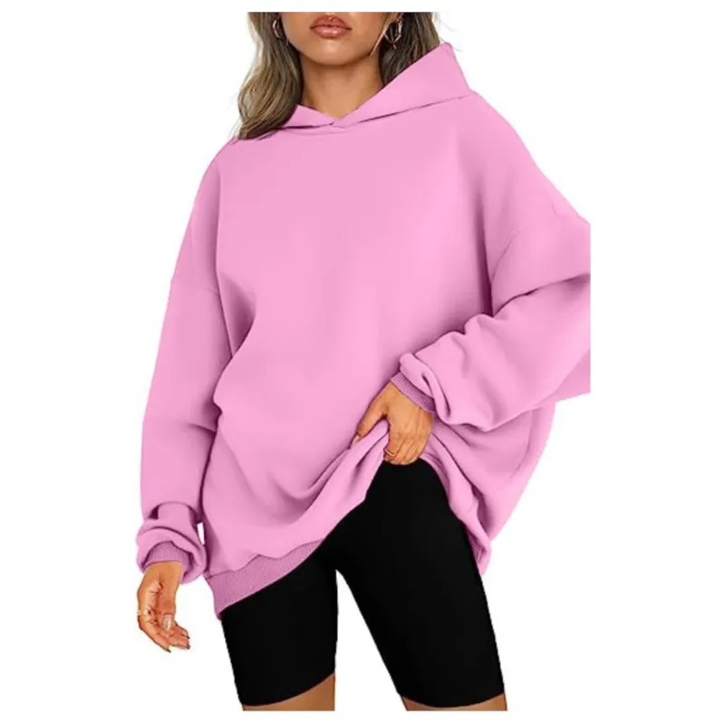 Women\'s Hooded Pullover Oversized Loose Casual Fleece Hoodie Ropa De Invierno Feminino Streetwear Designer Hoodies Long Sleeve