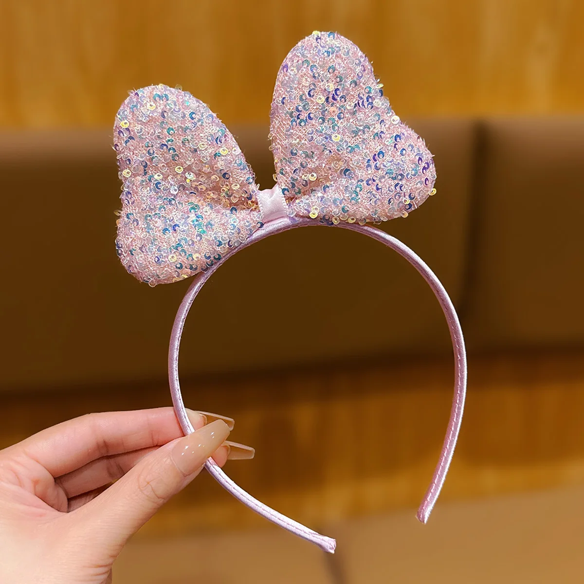 1 헤어 액세서리로 데일리하게 사용하기 좋은 한국식 입체적인 큰 리본 머리띠