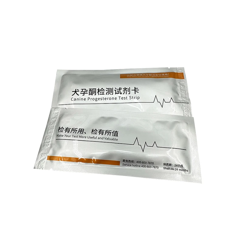 Double Orange Dedicated Dog Progesterone Tester Test Strip Dog Progesterone Test Strip Hospital Testing Rapid Testing Of Prog