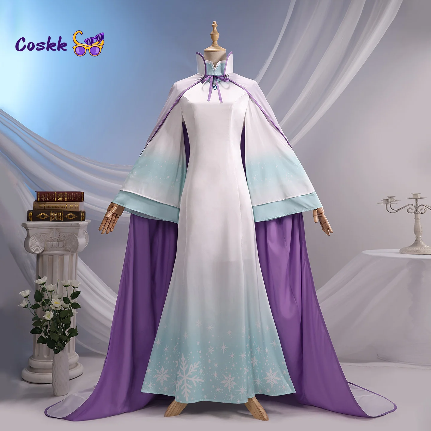 Kostum Cosplay Emilia Re:Zero, - Anime Cosplay Re Zero ulasan dan harga