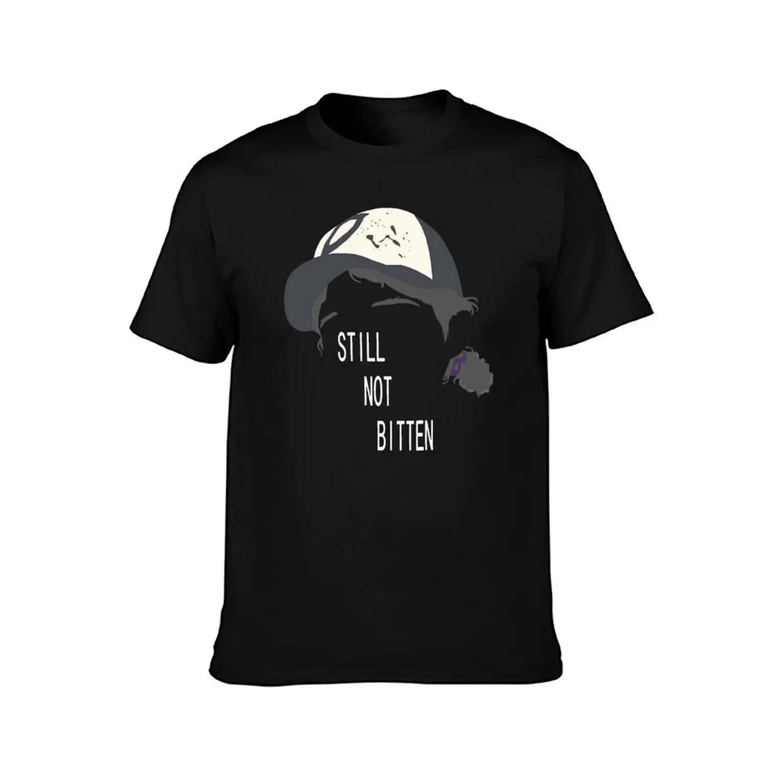 Telltale Games The Walking Dead Clementine Outline ver T-Shirt Summer Casual Cotton Tee Oversized Streetwear Tops 100% Cotton