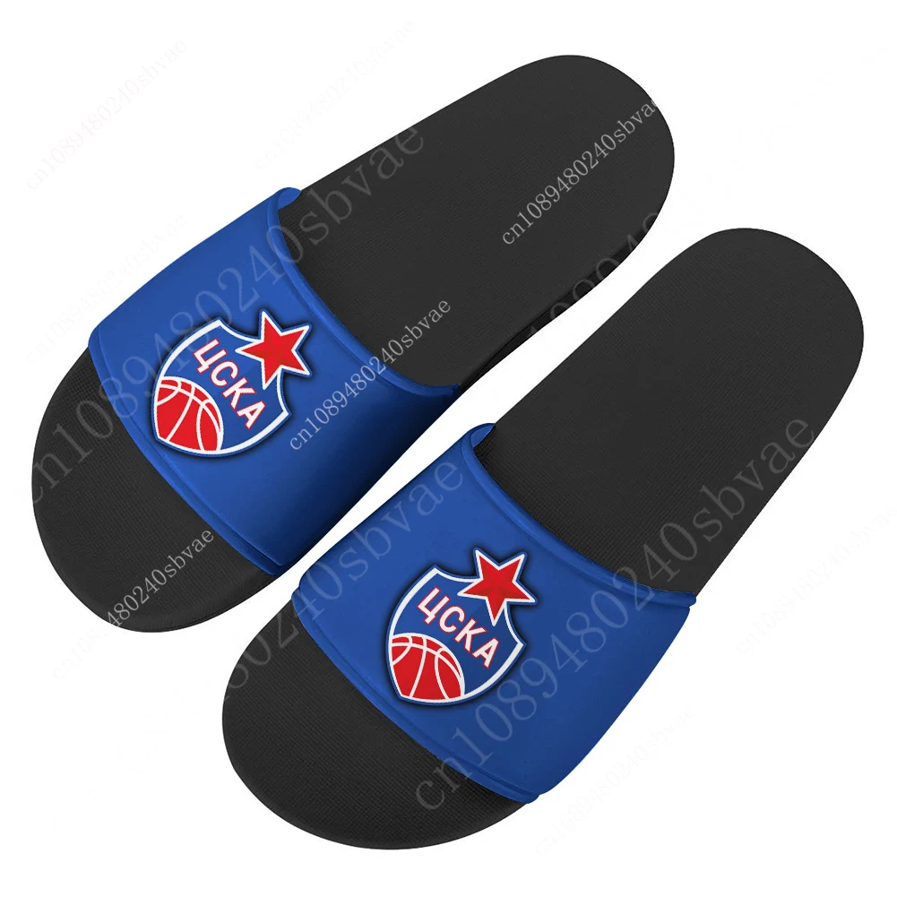 

ПБК ЦСКА Москва PBC CSKA Moscow Sandals Slippers Water Shoes Men Women Teenagers Sandal Custom Made Slipper