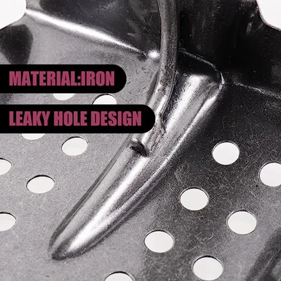 مجرفة حديقة شديدة التحمل لخلع الطين ومنظف الصرف المعدني ومغرفة حفار الرمل مثالية لصيانة الصرف واستخلاص الفحم